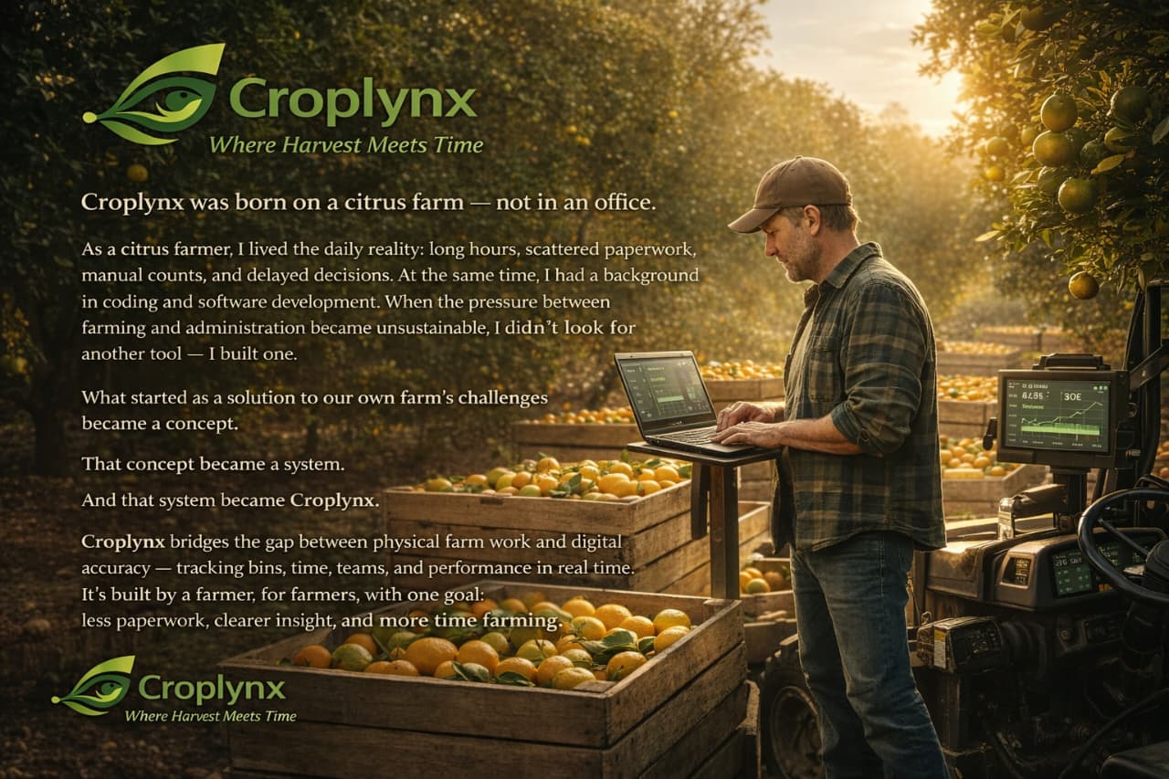 CropLynx in the orchard